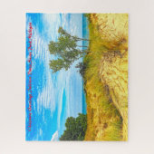 Puzzle Indiana Dunes State Park Michigan. (Vertical)