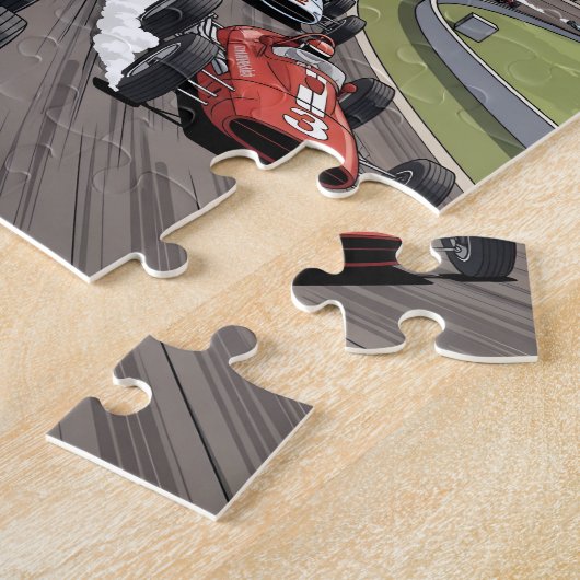 Puzzle Indianapolis, capitale mondiale de la course (Côté)