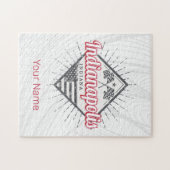 Puzzle Indianapolis City Indiana États-Unis États-Unis (Horizontal)