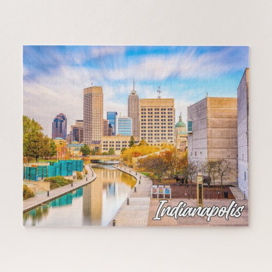 Puzzle Indianapolis, Indiana, États-Unis (Horizontal)