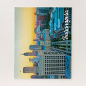 Puzzle Indianapolis, Indiana, États-Unis (Vertical)