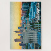 Puzzle Indianapolis, Indiana, États-Unis (Vertical)