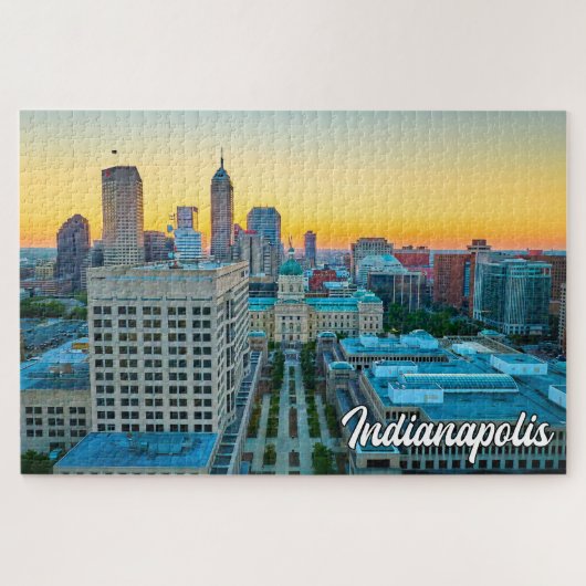 Puzzle Indianapolis, Indiana, États-Unis (Horizontal)