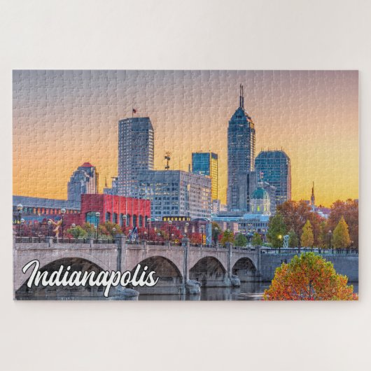 Puzzle Indianapolis, Indiana, États-Unis (Horizontal)