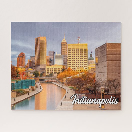 Puzzle Indianapolis, Indiana, États-Unis (Horizontal)