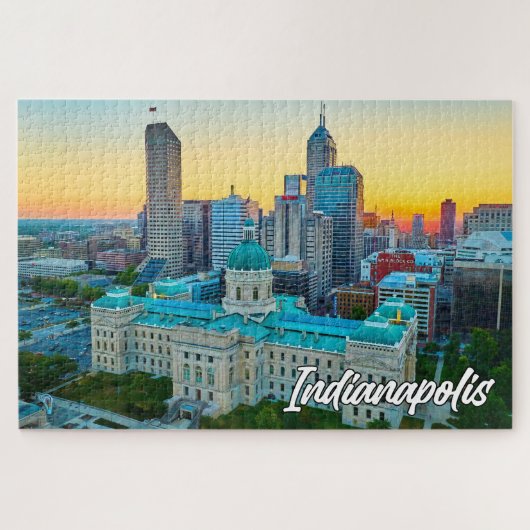 Puzzle Indianapolis, Indiana, États-Unis (Horizontal)