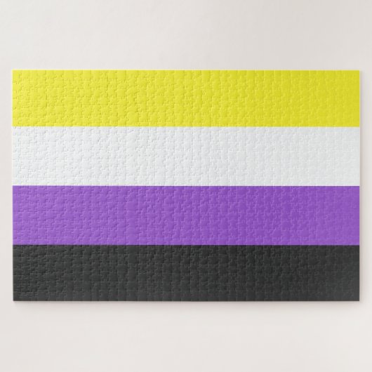 Puzzle Indicateur Enby (Pride non binaire) (Horizontal)