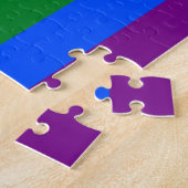 Puzzle Indicateur Gay pride arc-en-ciel (Côté)