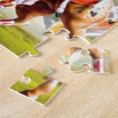 Puzzle Indien d'Amerique courageux sur le cheval (Côté)