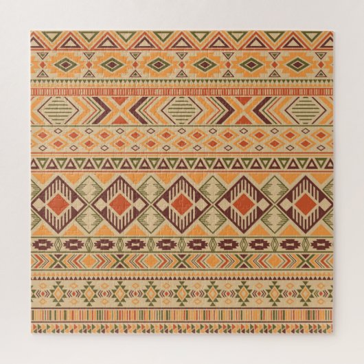 Puzzle Indien péruvien : Tribal Geometry Seamless (Vertical)