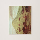 Puzzle Indiens de Sioux chassant le buffle, 1835 (huile (Vertical)