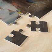 Puzzle Indiens jouant à la lacrosse sur la glace (Côté)