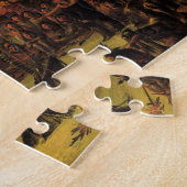 Puzzle Indiens vintages, Sioux War Council par Catlin (Côté)