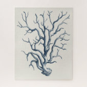 Puzzle Indigo Coral (Vertical)