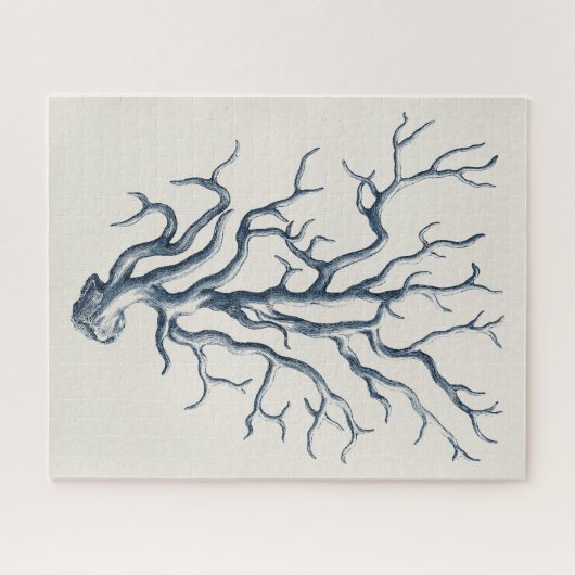 Puzzle Indigo Coral (Horizontal)