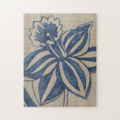 Puzzle Indigo Daffodil (Vertical)