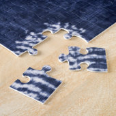 Puzzle Indigo Patchwork : Texturé Checked Elegance (Côté)