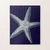 Puzzle Indigo Shells IV (Vertical)