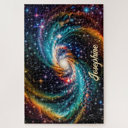 Puzzle Indigo Spirale galactique dans l'espace extra-atmo (Vertical)