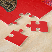 Puzzle Indonesi Shadow Puppet Hohoho Design sur toile rou (Côté)
