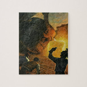 Puzzle Industrie vintage, Fabrication d'acier