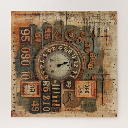 Puzzle industriel vintage (Horizontal)
