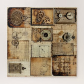 Puzzle industriel vintage (Horizontal)