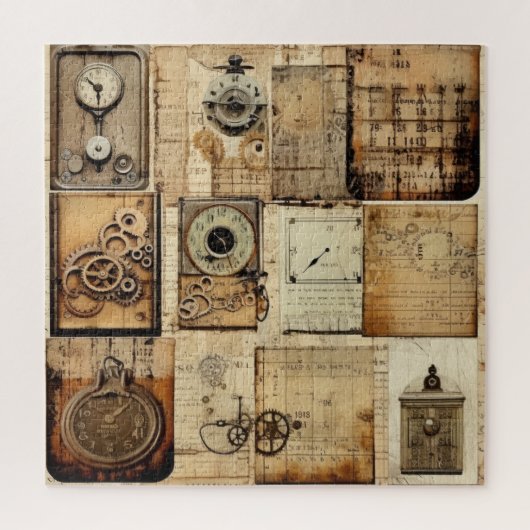 Puzzle industriel vintage (Vertical)