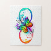 Puzzle Infini lumineux avec papillon arc-en-ciel (Vertical)