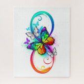 Puzzle Infini lumineux avec papillon arc-en-ciel (Vertical)