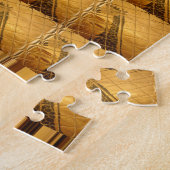 Puzzle Infinie Golden Giraffe Animal Motif Art Imprimer (Côté)