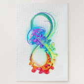 Puzzle Infinité avec la méduse arc-en-ciel (Vertical)