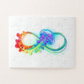 Puzzle Infinité avec la méduse arc-en-ciel (Horizontal)