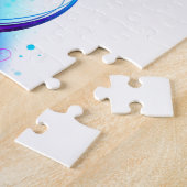 Puzzle Infinité avec plumes violettes (Côté)
