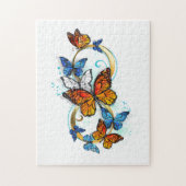 Puzzle Infinity of Monarch Butterflies (Vertical)