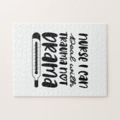 Puzzle Infirmière Cadeau Je Peux Faire Face Au Trauma (Horizontal)