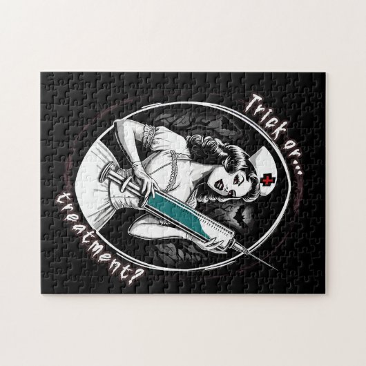 Puzzle Infirmière d'Halloween (Horizontal)