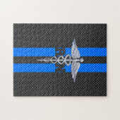 Puzzle Infirmière inscrite RN Caduceus Carbon Decor (Horizontal)