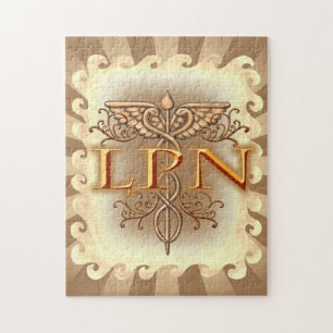 Puzzle Infirmière LPN Fancy Caduceus