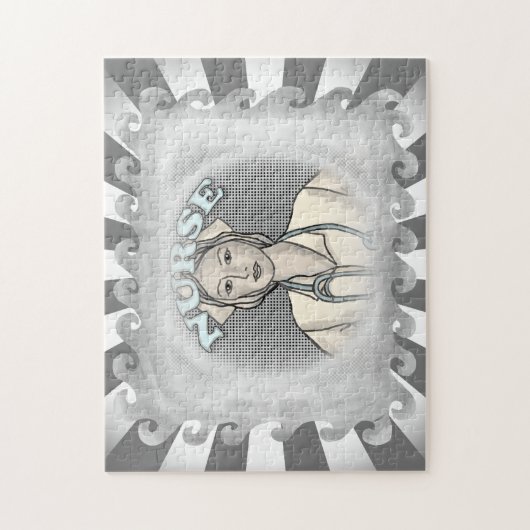 Puzzle infirmière rétro (Vertical)