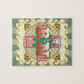 Puzzle Infirmière Singe Chaussette RN (Horizontal)