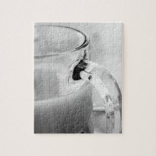 Puzzle Infrarouge, noir et blanc,tasse, verre, café,