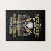 Puzzle Ingénieur Je Suis Mécanicien (Horizontal)