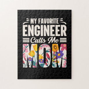 Puzzle Ingénieur Mon ingénieur favori m'appelle maman
