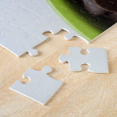 Puzzle ingrédients de cuisson avec des chips au chocolat (Côté)