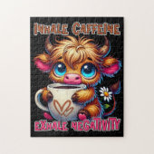 Puzzle Inhale Caffeine Exhale Negativity (Vertical)