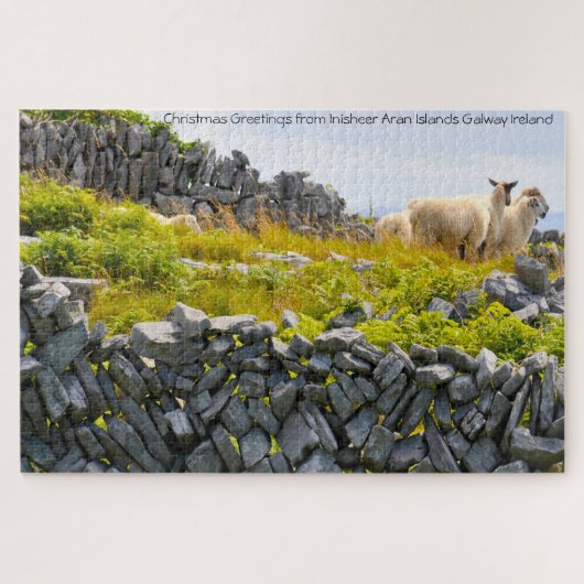 Puzzle Inisheer Aran Islands Galway Irlande. Jigsaw Puzzl (Horizontal)