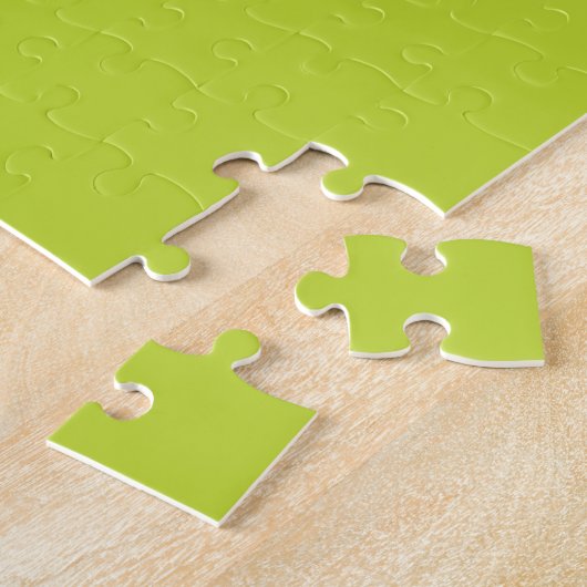 Puzzle Initiales de chevauchement modernes 2 | Lime vert (Côté)