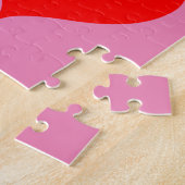 Puzzle Inséparables Penguin Couple Red Hearts Thunder_Cov (Côté)