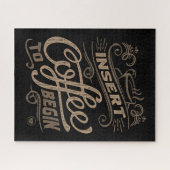 Puzzle Insérer le café pour commencer (Horizontal)